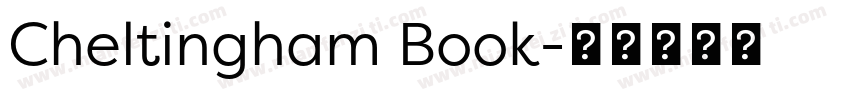 Cheltingham Book字体转换